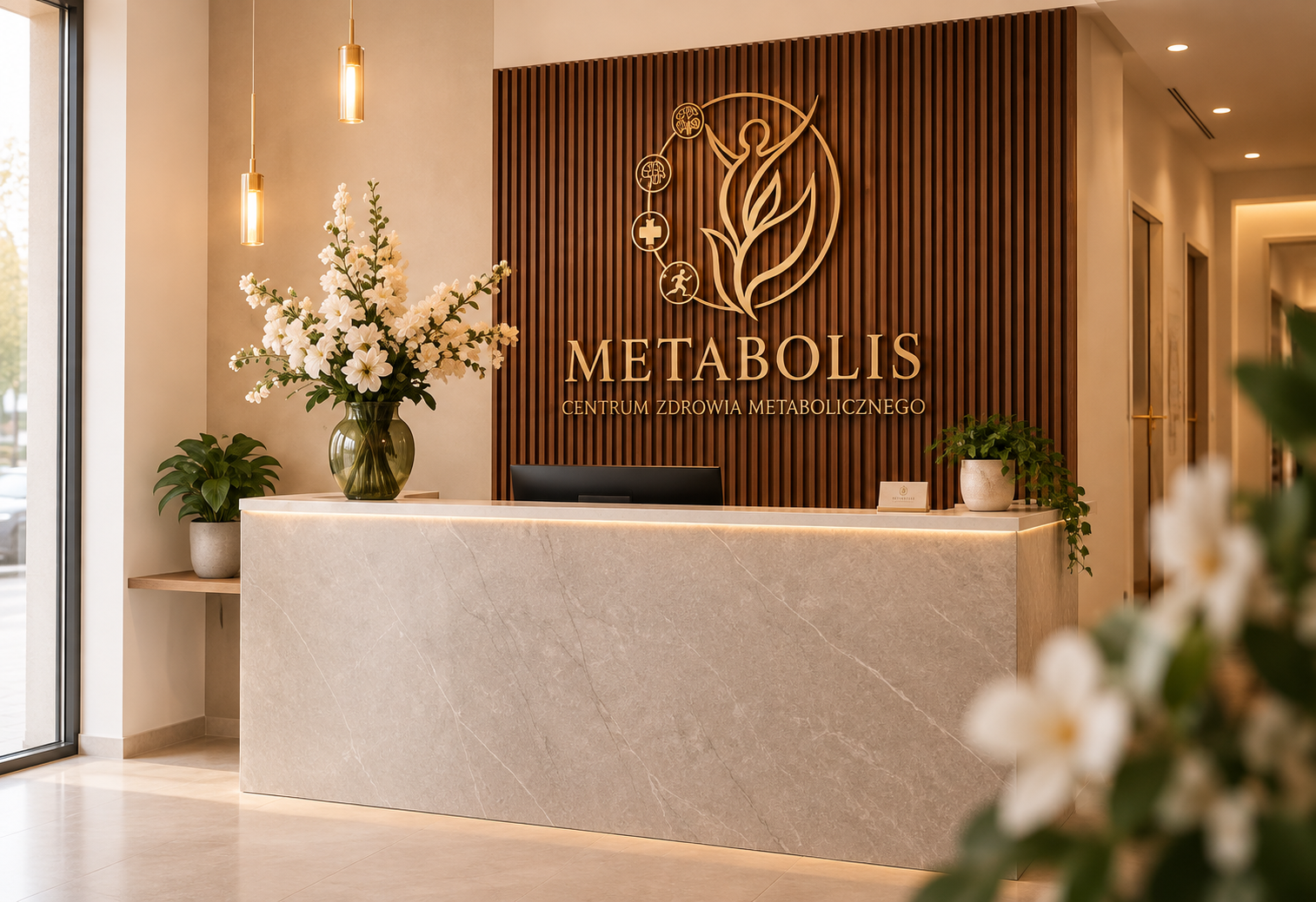 Recepcja centrum zdrowia metabolicznego Metabolis